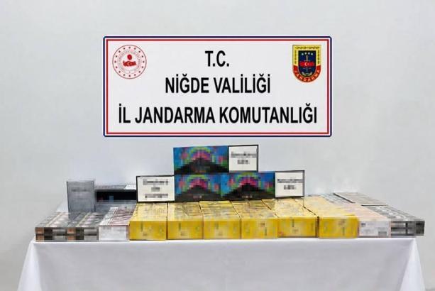 Niğde'de kaçak sigara operasyonu