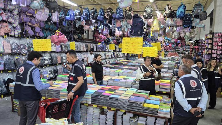 Malatya'da kırtasiye denetimi