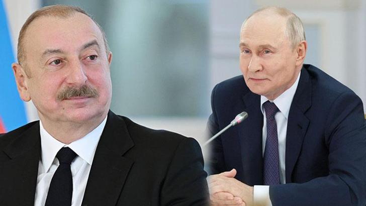 Azerbaycan Cumhurbaşkanı Aliyev, Rusya Devlet Başkanı Putin ile telefonda görüştü