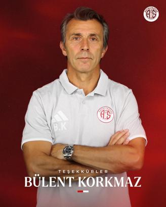 Antalyaspor'da Bülent Korkmaz dönemi sona erdi