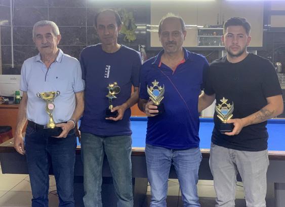 Zafer Bayramı Bilardo Turnuvası düzenlendi