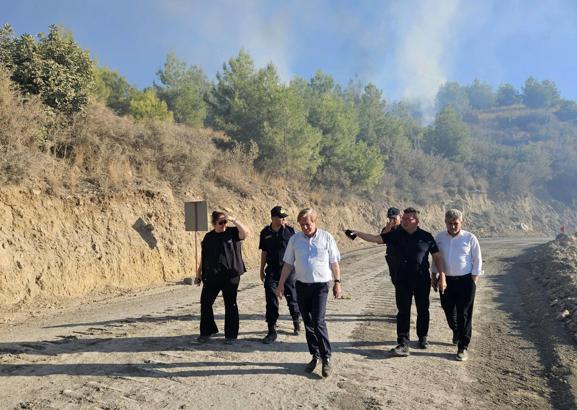 Antalya Serik'teki yangın kontrol altına alındı; 6 ev yandı (2)