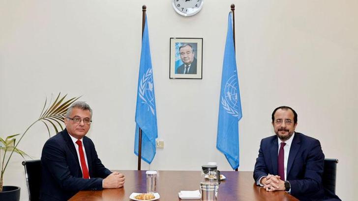KKTC Cumhurbaşkanı Erhürman: Görüşmenin ana konuları Güven Artırıcı Önlemler ve metodolojiydi