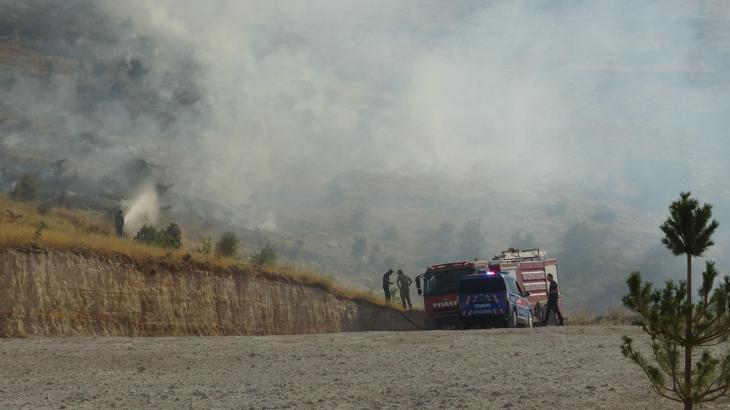 Gercüş’te örtü yangını söndürüldü