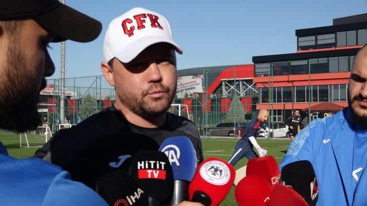 Arca Çorum FK Teknik Direktörü Uğur Uçar: Samsunspor karşısına üç puan almak için çıkacağız