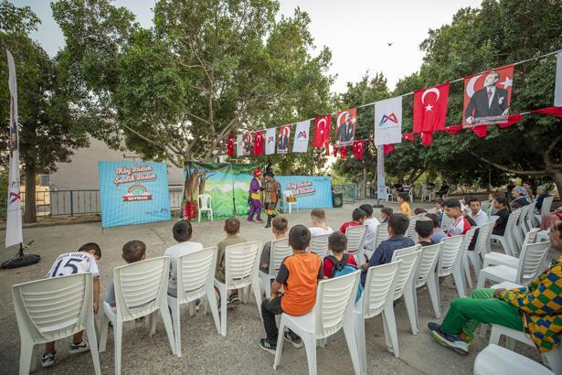 ‘Köy Bizim Şenlik Bizim’ etkinlikleri çocuklara neşe oldu