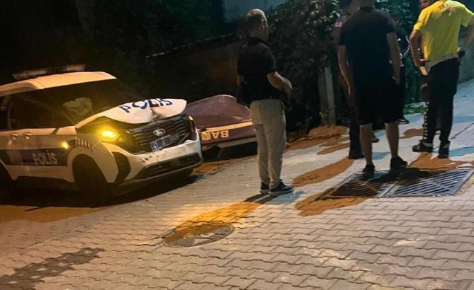 Şüphelileri takip eden ekip aracı kazaya karıştı; 1 polis yaralı