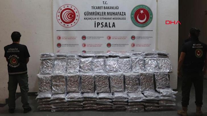 İpsala ve Hamzabeyli gümrük kapılarında 147 kilo skunk ve 27 kilo kokain ele geçirildi