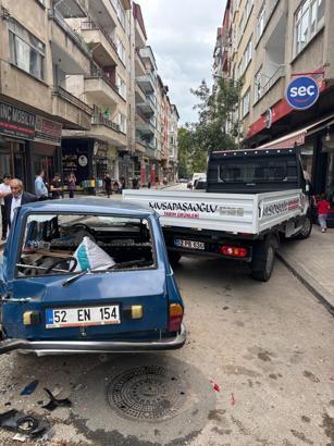 Ordu’da 4 aracın karıştığı kazada 2 kişi yaralandı