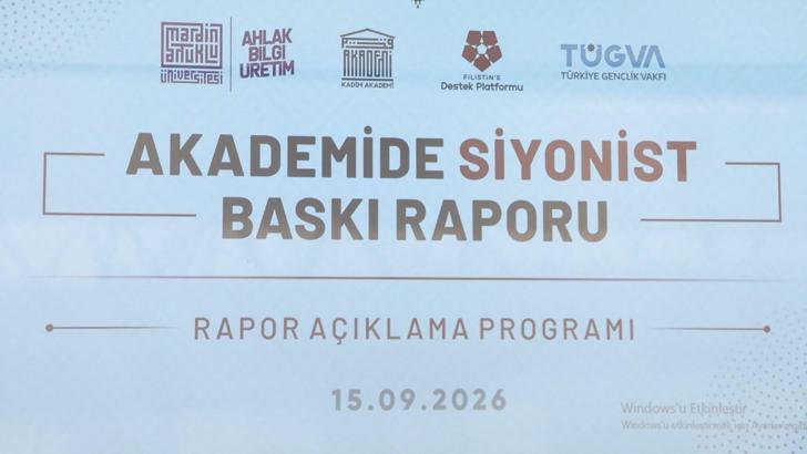 TÜGVA’da ‘Akademide Siyonist Baskı Raporu’ açıklandı