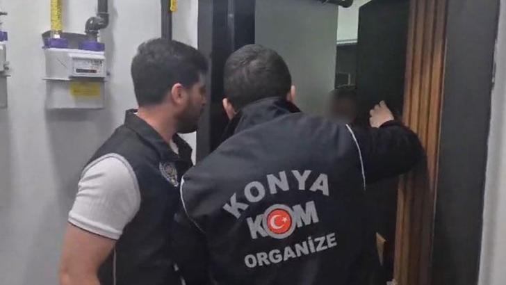 Konya'da 'Kıskaç' operasyonu: 20 gözaltı