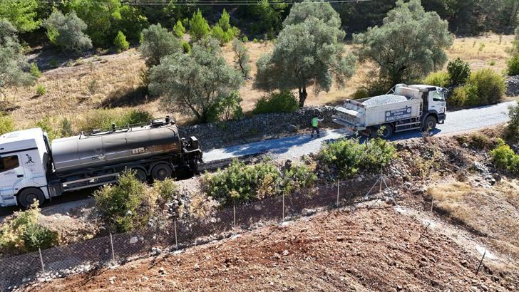 Menteşe'de iki mahalleyi bağlayan yeni yol tamamlandı