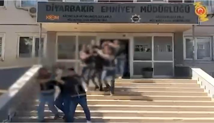 Diyarbakır’da suç örgütü operasyonunda 8 şüpheli tutuklandı