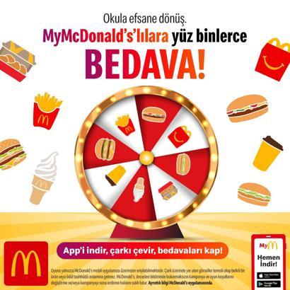 McDonald’s Türkiye’den okulların açılışına özel 'Çarkıfelek' kampanyası