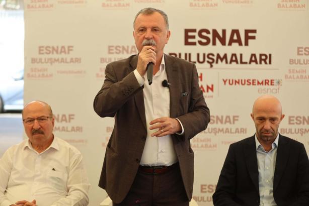 Başkan Balaban: Esnaf toplumun aynasıdır