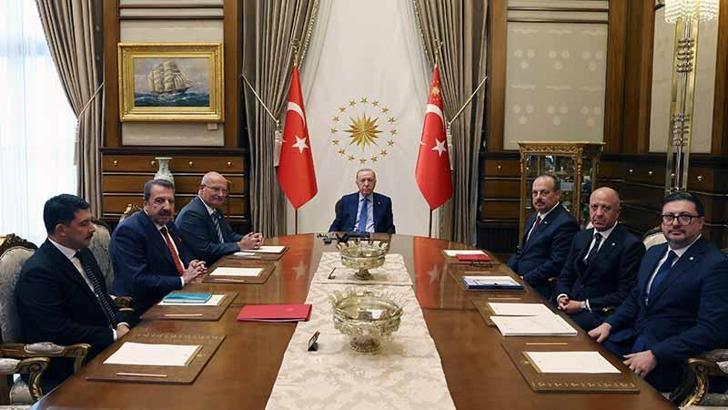 Cumhurbaşkanı Erdoğan, Ankara Valisi Canbolat'ı kabul etti