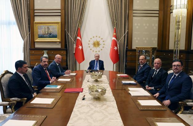 Cumhurbaşkanı Erdoğan, Ankara Valisi Canbolat'ı kabul etti