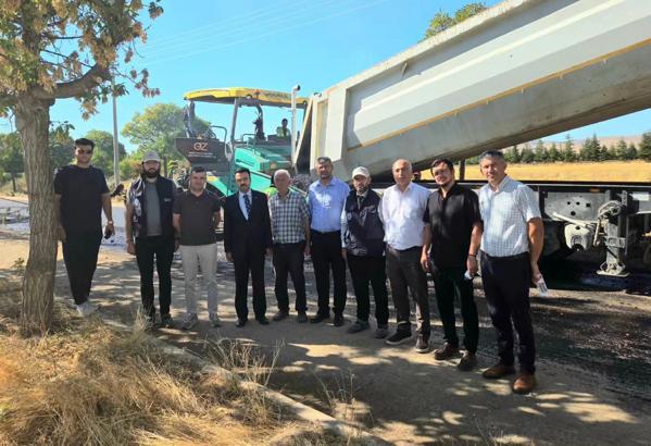 Asfaltlanan köy yollarında denetim