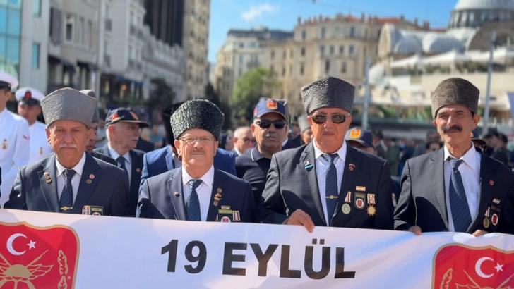 19 Eylül Gaziler Günü'nde Taksim'de tören düzenlendi