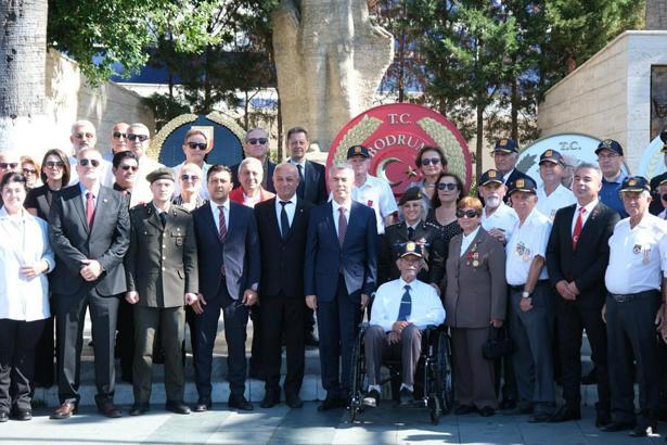 Bodrum’da 19 Eylül Gaziler Günü törenle kutlandı