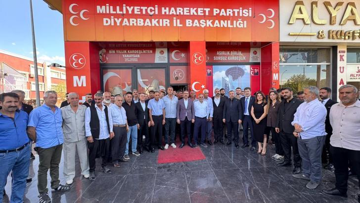 Diyarbakır’da MHP’ye 250 kişi katıldı