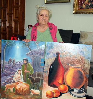 Çocukluk hayali resmi, 65 yaşından sonra tuvale taşıdı