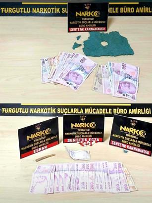 Manisa'da uyuşturucu operasyonu: 3 gözaltı