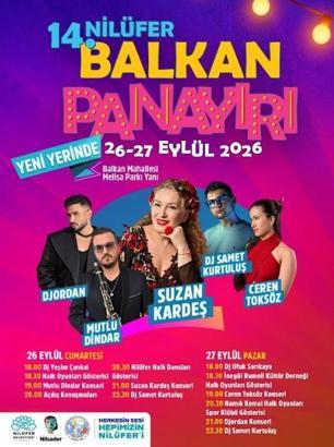 14’ncü Nilüfer Balkan Panayırı 26-27 Eylül’de yeni yerinde gerçekleştirilecek