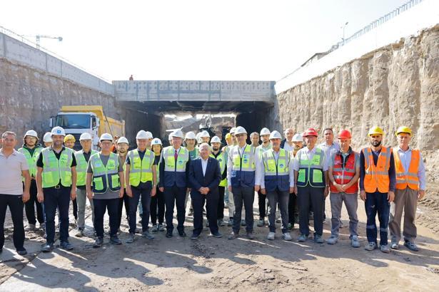 Başkan Büyükkılıç'tan Kartal Katlı Kavşağı’nda inceleme