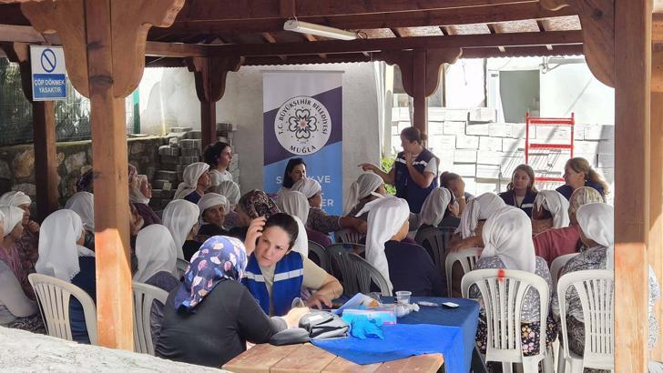 Muğla'da sağlık ekibi sahada