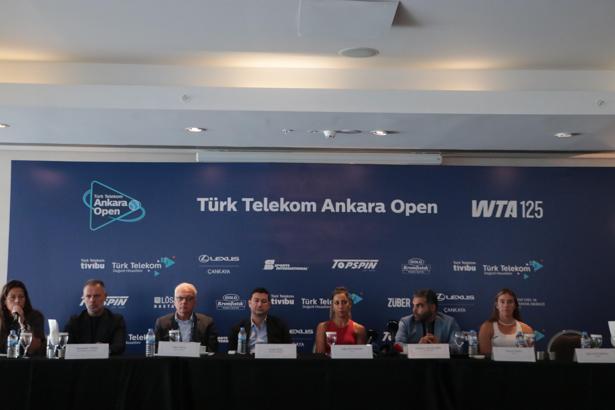 ‘WTA 125 Türk Telekom Ankara Open’ turnuvasının basın toplantısı Ankara’da gerçekleştirildi