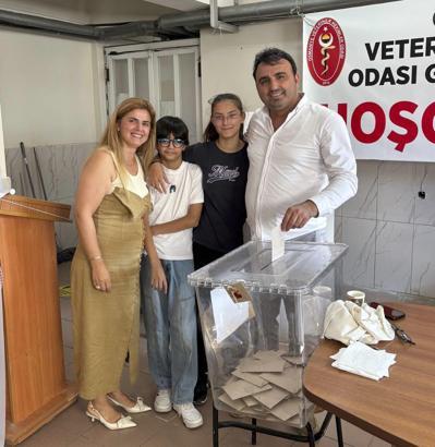 Veteriner Hekimleri Odası’nda Tufan, 8’inci kez başkan seçildi