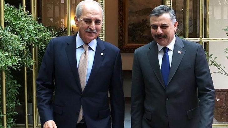 Bakan Çiftçi, TBMM Başkanı Kurtulmuş’u ziyaret etti