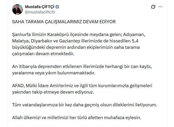 Şanlıurfa'da 5.4 büyüklüğünde deprem (8)