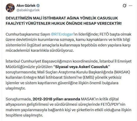 Siyasi-askeri casusluk soruşturmasında 22 şüpheli hakkında gözaltı kararı