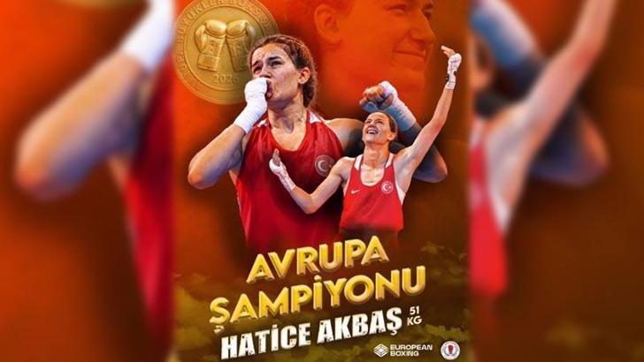 Hatice Akbaş, Avrupa Boks Şampiyonası'nda altın madalya kazandı