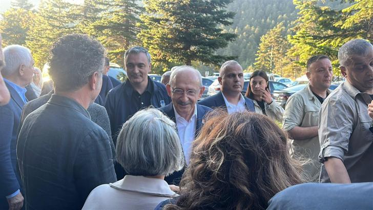 Kılıçdaroğlu, partisinin TBMM Grubu Değerlendirme Toplantısı için Bolu'da