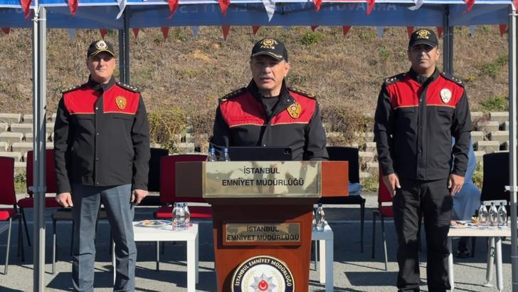 Motosikletli polis timlerinin son dersini İl Emniyet Müdürü Selami Yıldız verdi