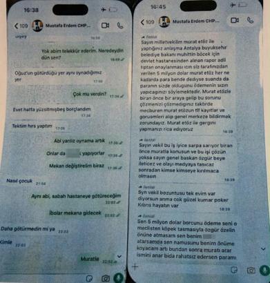 Uyuşturucu ve fuhuş soruşturması şüphelisinin dijital incelemesinde 'iş takibi' yazışması