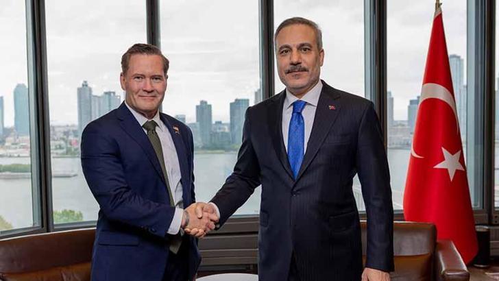 Bakan Fidan, ABD’nin BM nezdindeki Daimi Temsilcisi Büyükelçi Waltz’ı kabul etti