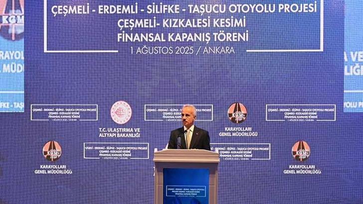 Bakan Uraloğlu: Çeşmeli-Erdemli-Silifke-Taşucu Otoyolu'nda seyahat süresini 18 dakikaya düşüreceğiz