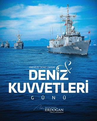 Cumhurbaşkanı Erdoğan'dan Preveze Deniz Zaferi mesajı