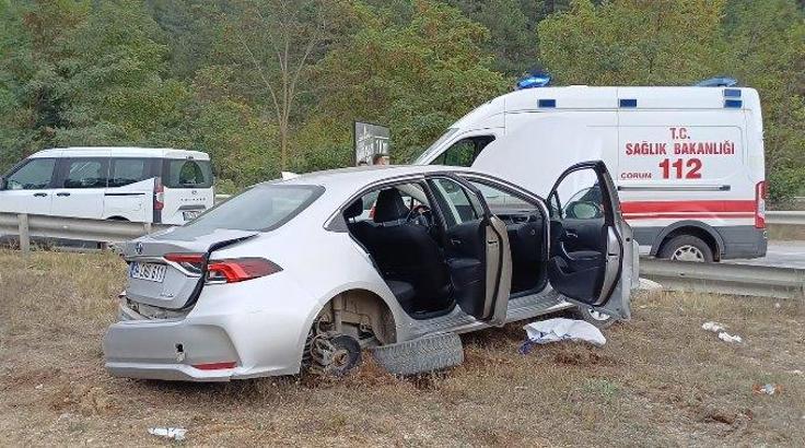 Çorum'da kaza: 3 yaralı