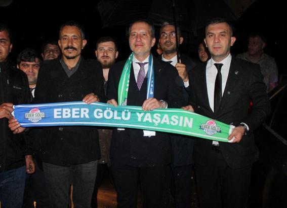 Fatih Erbakan Eber Gölü'nde