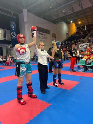Denizli'nin kick boksta Hilal gururu
