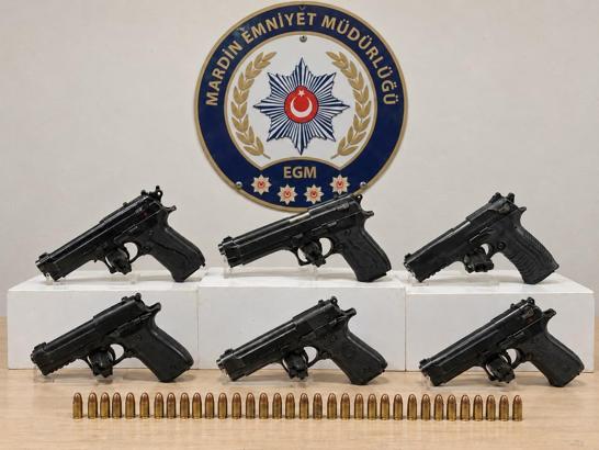 Mardin’de silah kaçakçılığı operasyonu: 4 gözaltı