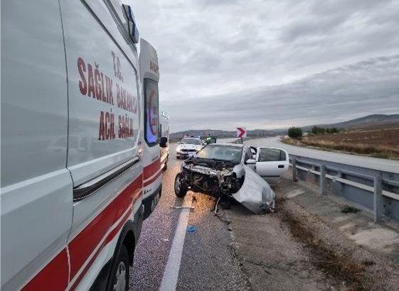 Çorum'da kaza; 5 yaralı
