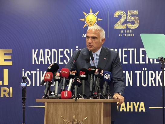 Bakan Ersoy: Turizmde büyümeyi, gelişmeyi ve zirve mücadelemizi sürdüreceğiz