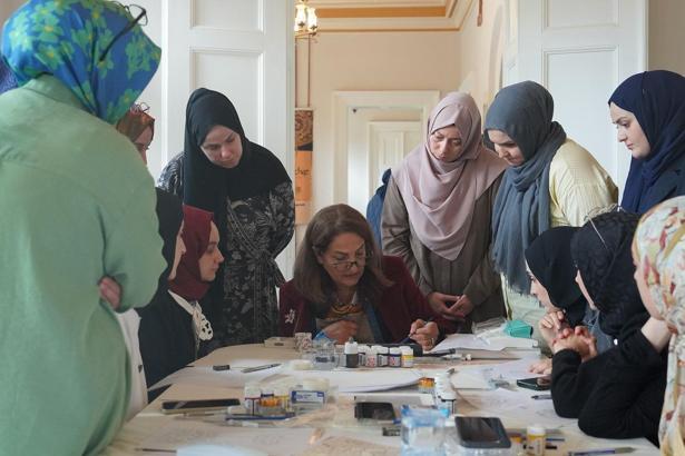 Tezhip Atölyesi, Mimar Sinan’da gençlerle buluştu