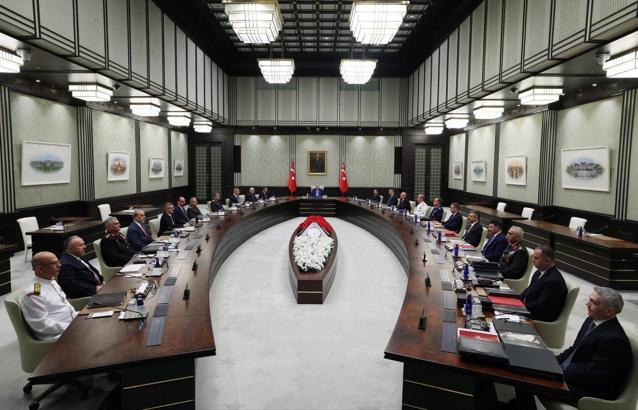 MGK, Cumhurbaşkanı Erdoğan başkanlığında toplandı